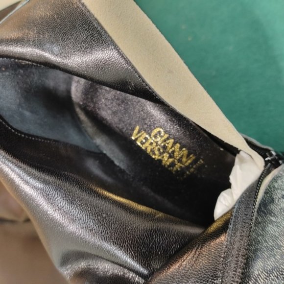 Versace leather tall boots - Picture 9 of 11